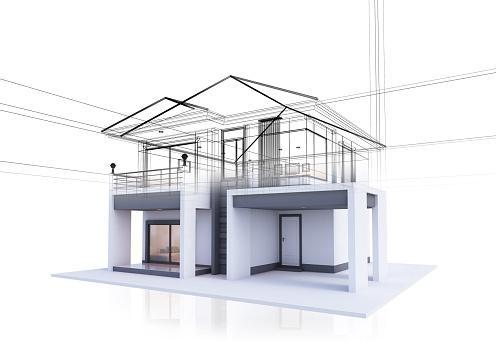 Projekt 3D domu